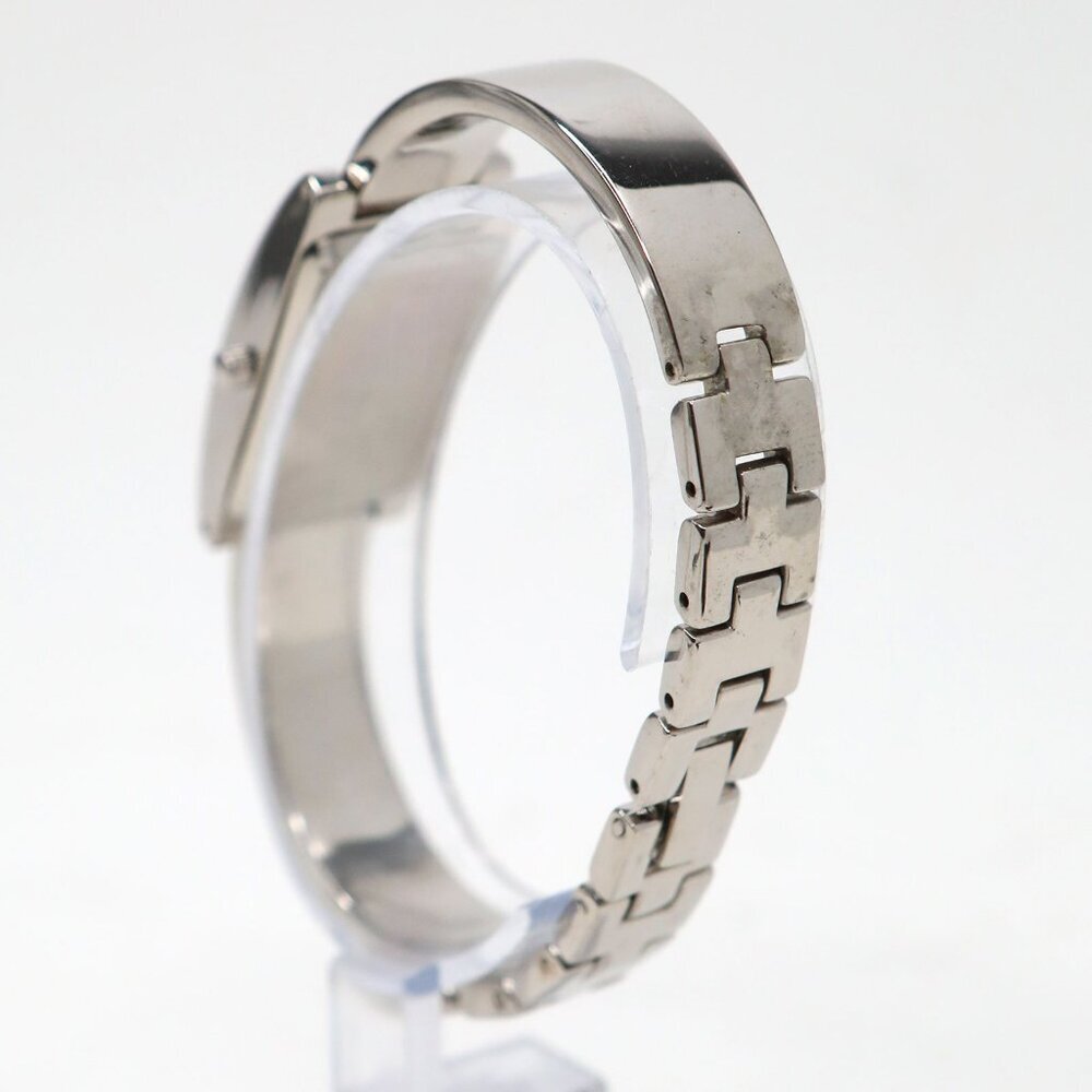 Lise Watier Neiges Delicate Silver Tone Rectangular Watch Dress Swiss Movt - Picture 6 of 10